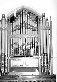 Old organ installed 1879