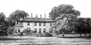 Ham Place (East Front) in 1868