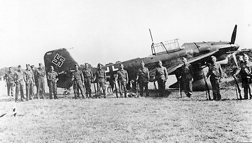 Junkers JU 87B on Ham Manor